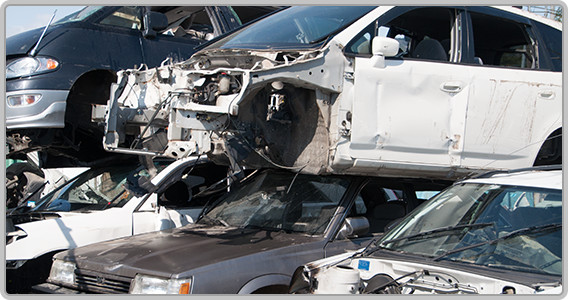 パーツ取り外し後の車はリサイクルへ
