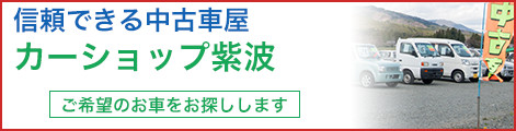 信頼できる中古車屋「カーショップ紫波」ご希望の車をお探しします